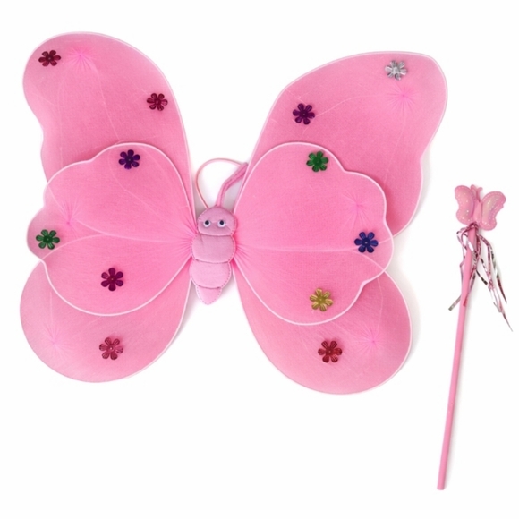 Light Up Pink Fairy Dress-Up Set for Kids - Picture 2 of 4